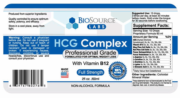 hcg-complex-ingredients