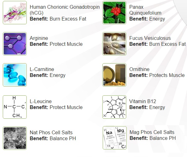 hcg complex ingredients